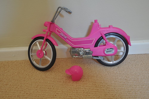 Barbie Doll Motor Bike - 1983 | Barbie motor bike and helmet… | Flickr