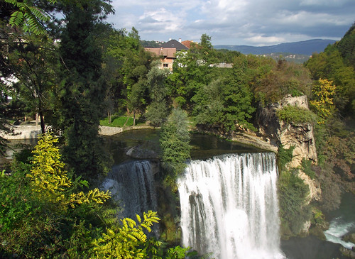 travel water bosnia waterfalls balkans jajce