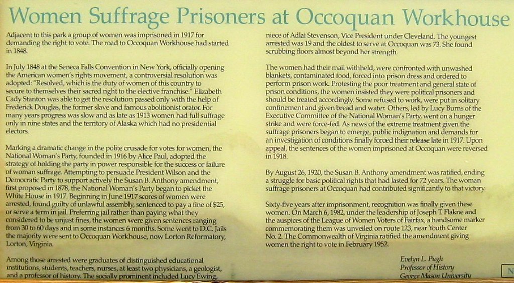 Women Suffrage Prisoners, Occoquan, Virginia 1917