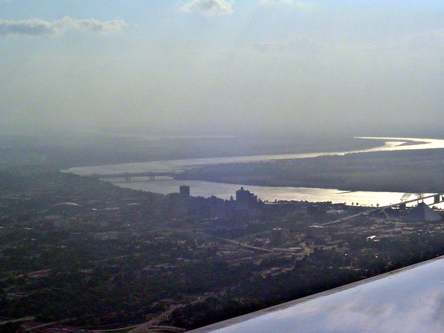 Memphis from the plane