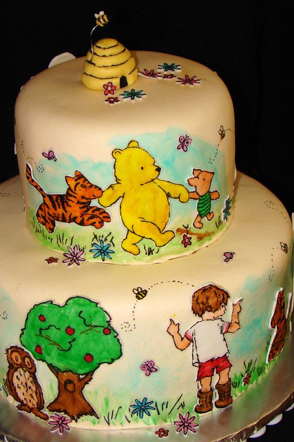Old School Winnie the Pooh cake