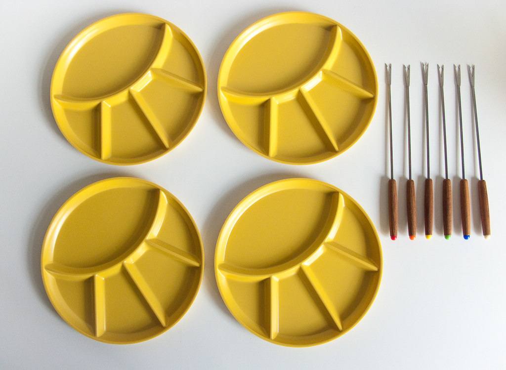 Gold enamel fodue set-3 | _billyg | Flickr