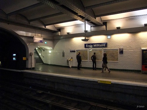 Metro Station Ecole Militaire: Paris: September 2010 v3