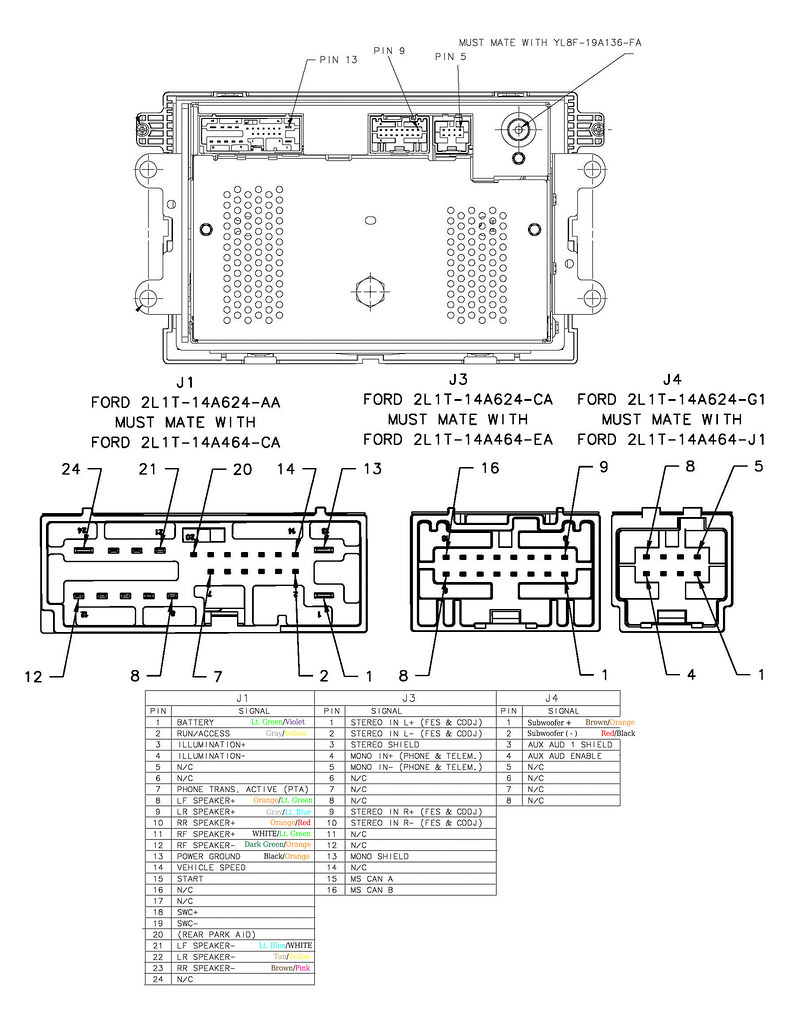 Shaker 500 wire color diagram | Pinout with wire colors ... wire harness for 2006 mustang wiring diagram 