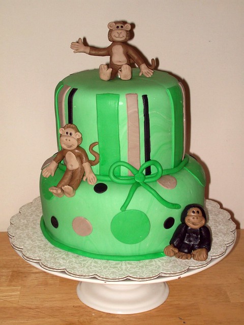 Monkey Birthday cake