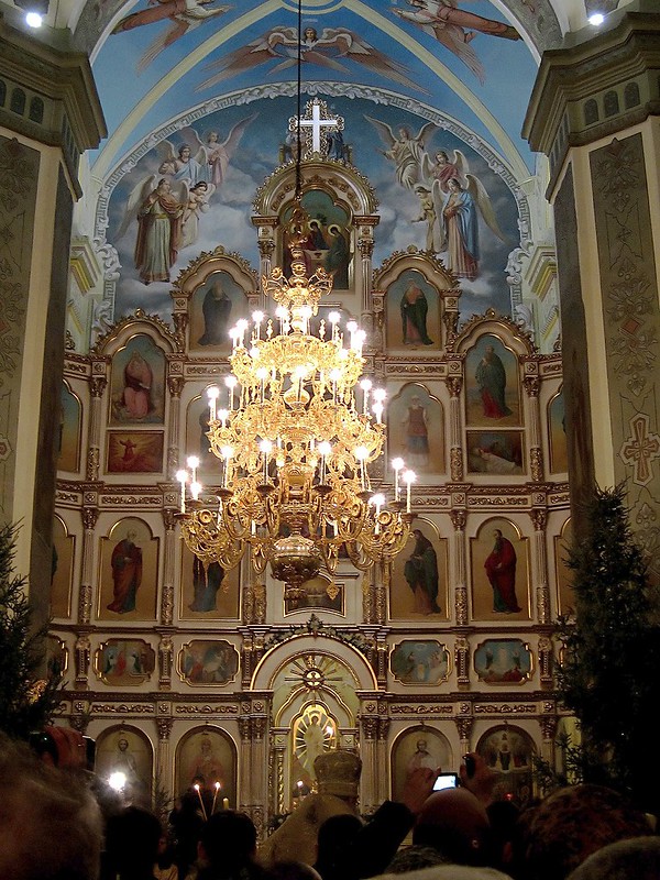 Russian Christmas, Holy Trinity Church in Saratov
