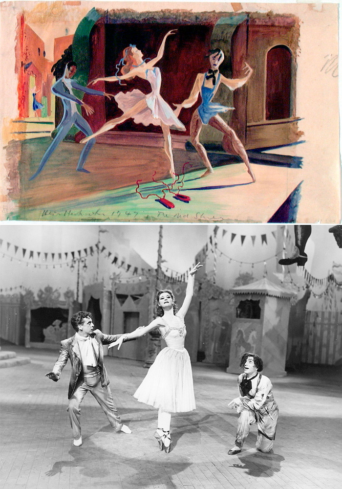 narrow Europe Emulate Moira Shearer in The Red Shoes (1948) | Above: Production sk… | Flickr
