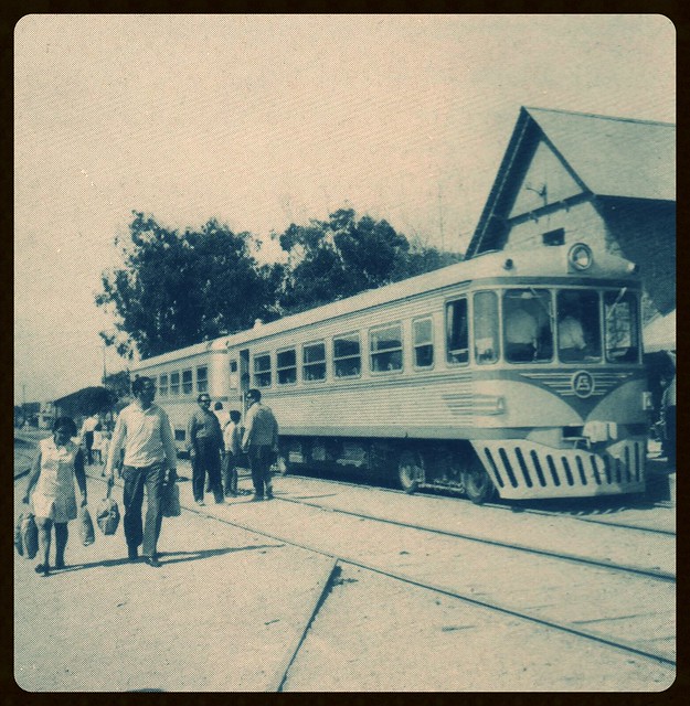 Buscarril aleman  Ferrostaal de 1961 - Trocha ancha corria hacia desde San Pedro a Estacion Quintero en 1967
