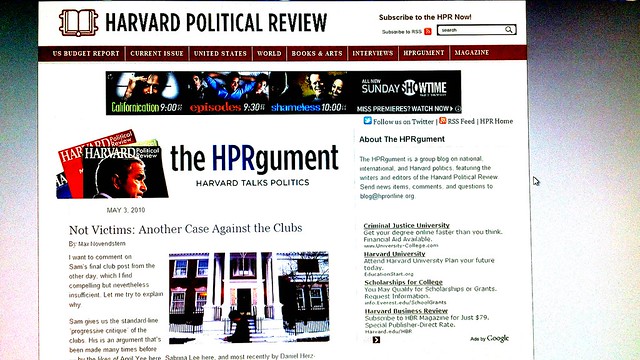 Harvard Political Review credits eileansiar photo