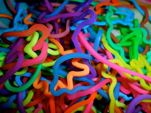 Pile of silly bands | I counted...theres 85... | Hope exel | Flickr