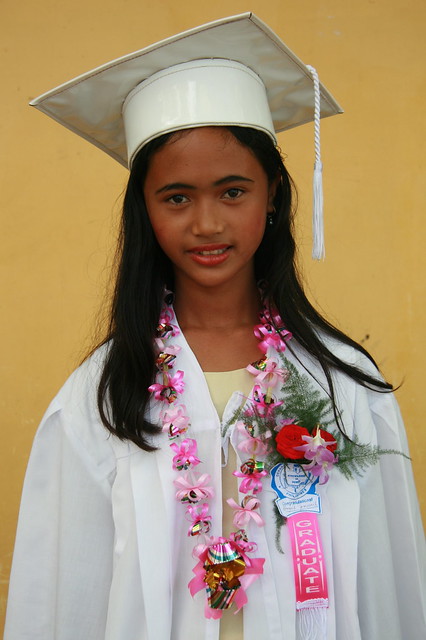 Asia - Philippines / Leyte - graduation teenagegirl