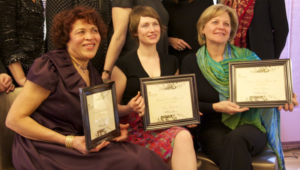 Three lovely ladies, three awards