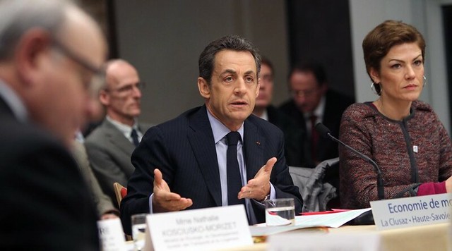 Economie de montagne - JO d'hiver 2018: Nicolas Sarkozy à la Clusaz