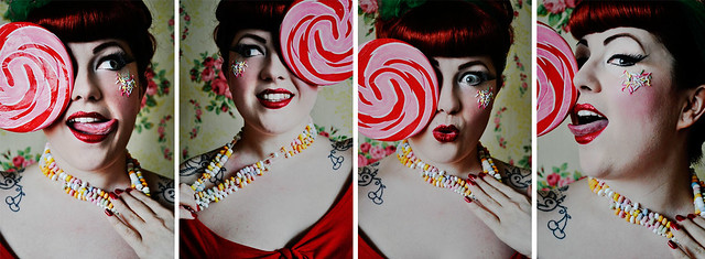Lick the lolly, lady!
