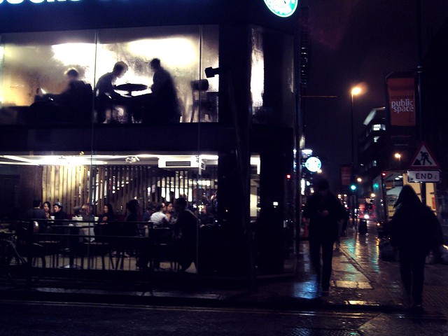 A Coffee Shop on a Saturday evening