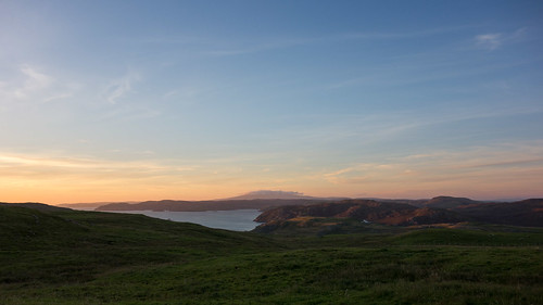 brae scotland unitedkingdom shetland sunset