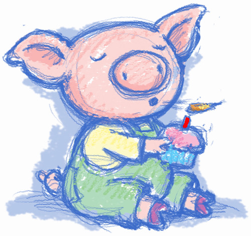 Birthday piglet