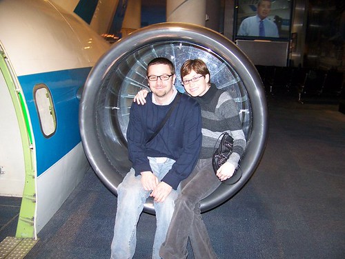 Renae and Josh at one of the Science Museums