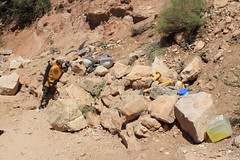 Working on the South Kaibab Trail