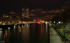 Bassin de la Villette, de nuit