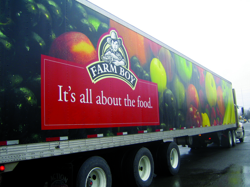 Farm Boy Truck Bringing fresh produce to the stores Farm Boy Inc