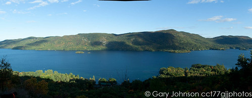 panorama newyork islands landscapes afternoon general hiking sunny lakegeorge clear projection panini silverbay hugin sprucemountain uncasfalls