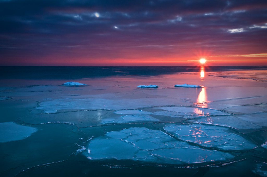 Sunrise on Ice by baldwinm16