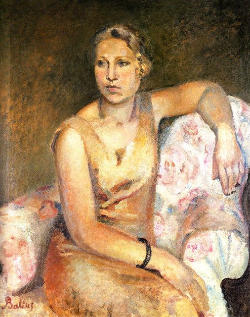 Balthus  - Portrait of Hedwig Muller  - 1928