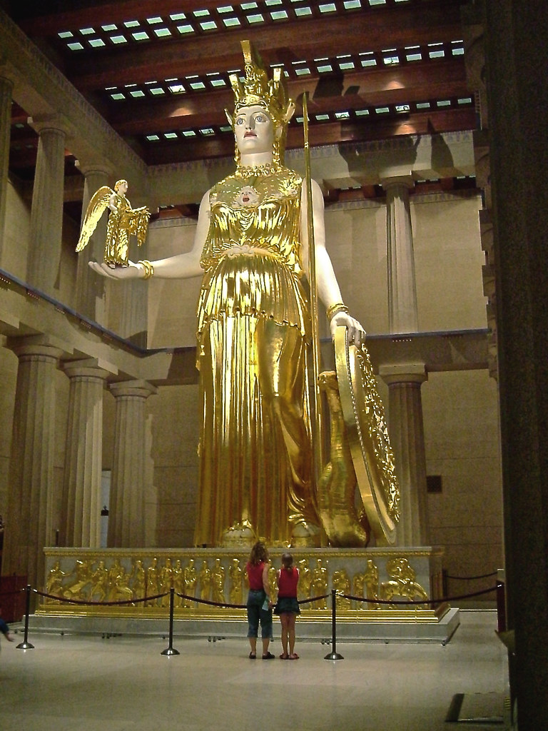Statue of Athena: The Parthenon, Nashville, 2004 | Nashville… | Flickr