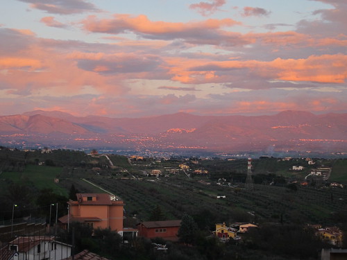 sunset italy capena
