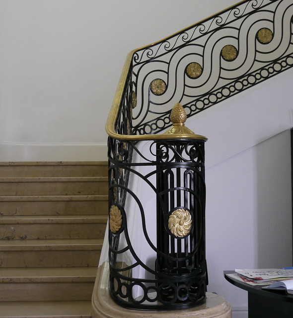 Marseille (Bouches du Rhône): escalier du musée Cantini