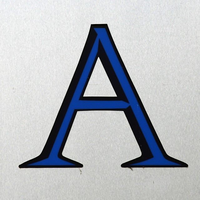 letter A - a photo on Flickriver
