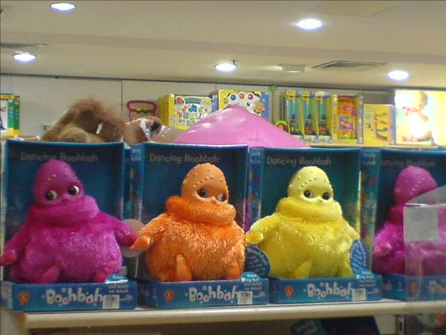 I saw these weird toys yesterday at Centerpoint, First its the teletubbies ...