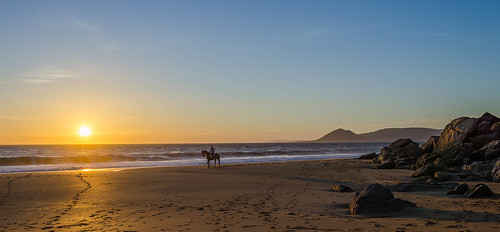 lacoruña galicia españa spain atardecer sunset playa beach rider horse caballo nature naturaleza nikon d5100 gcphotography paisaje landscape