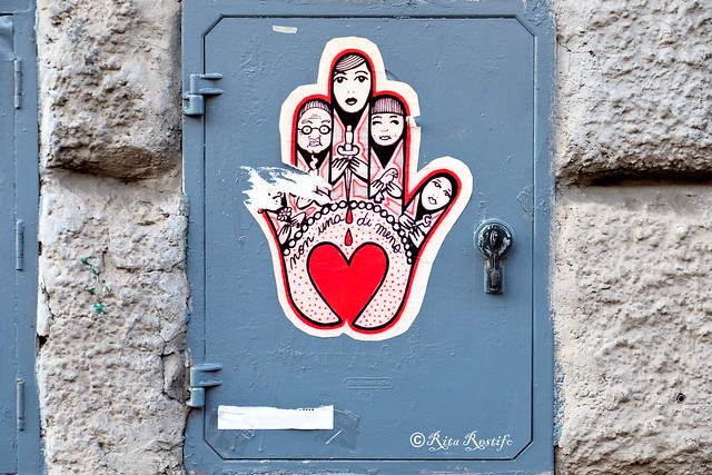 Roma. Monti. Street art by Tinka 