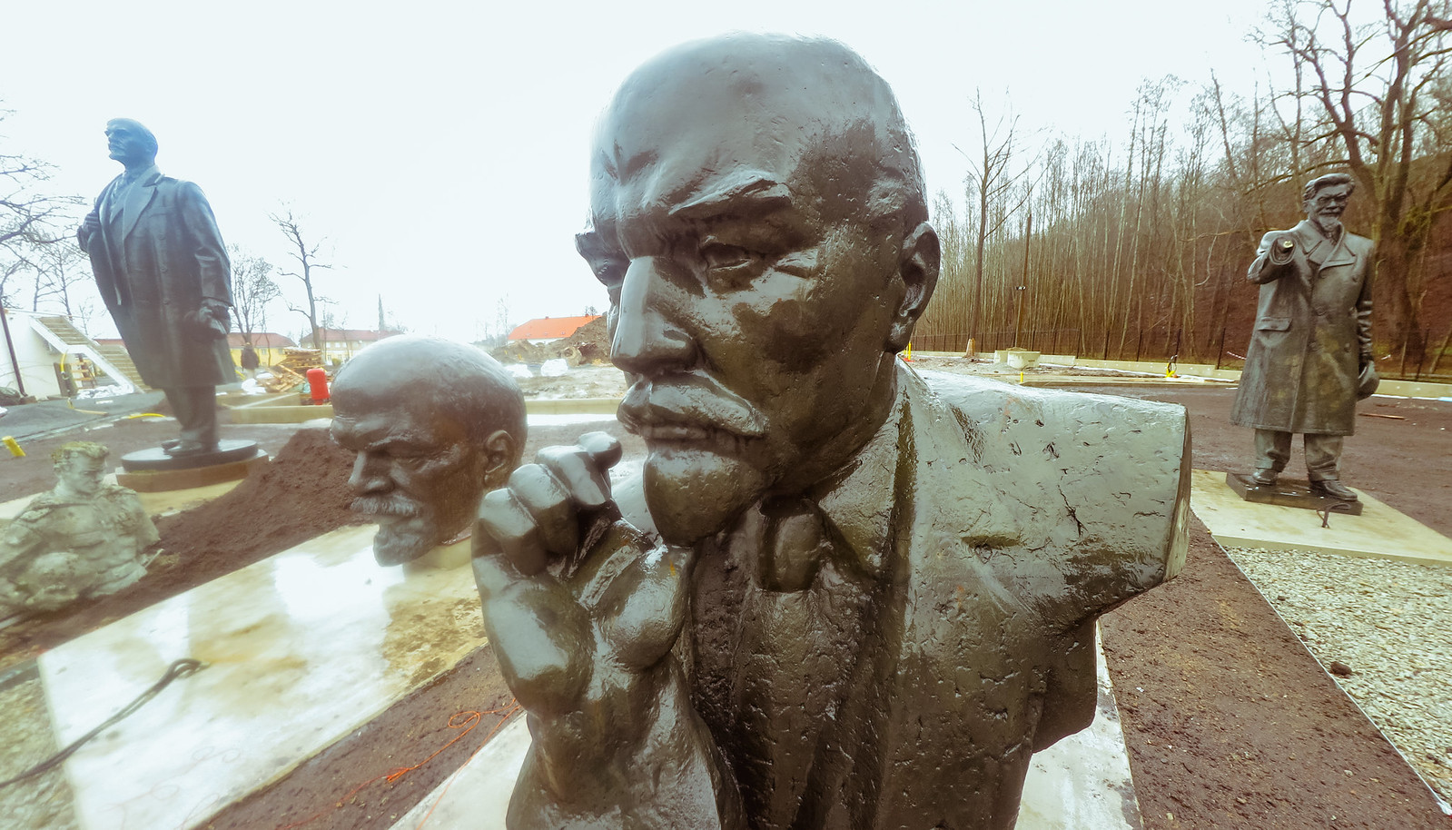 Taking a walk among fallen soviet statues in Tallinn