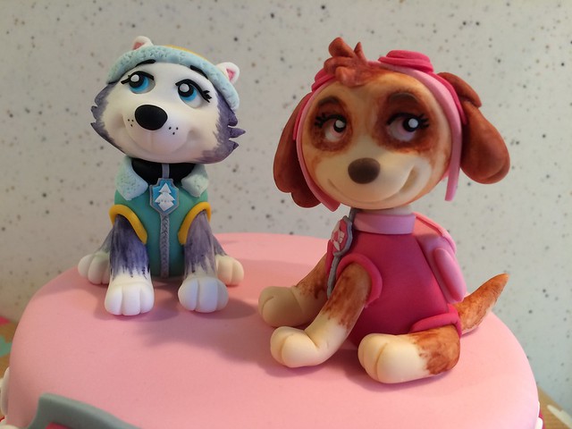 Paw Patrol Everest & Skye Cake Toppers