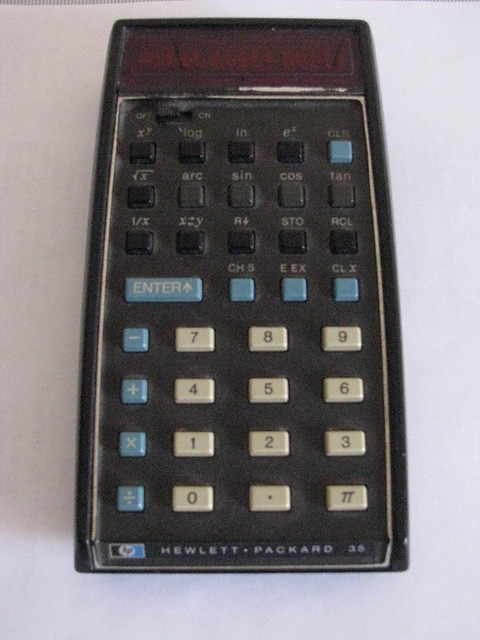 HP-35 - HP's first pocket calculator