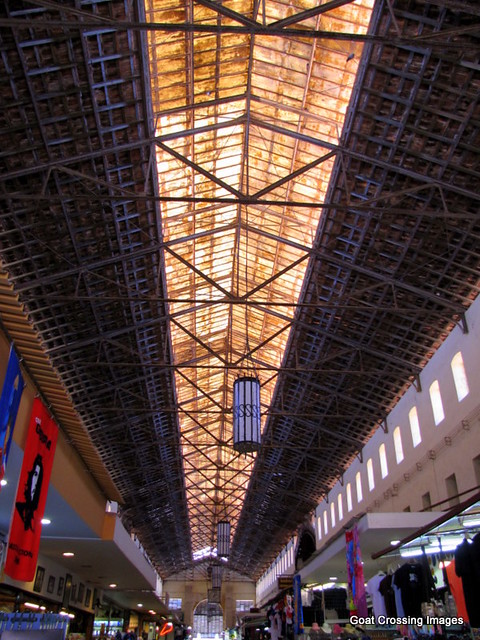 The roof of the famed Chania Market
