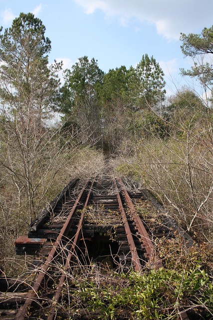 Abandoned Alabama Midland Railroad Bridge