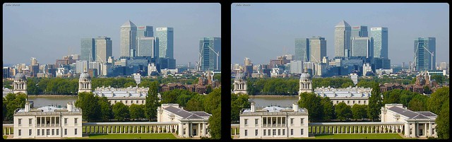 London from Greenwich Observatory
