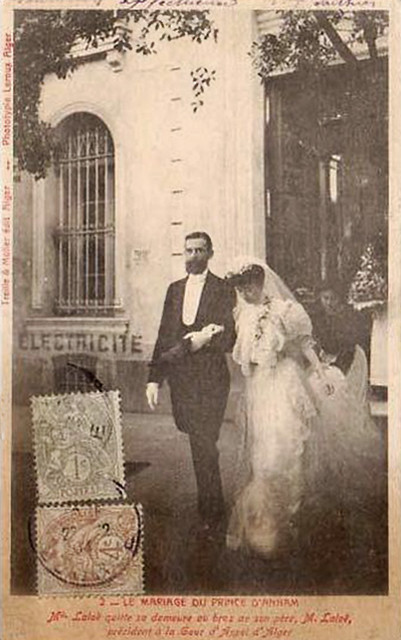 ALGERIE 1904 - Le mariage du Prince d'Annam