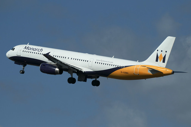 Monarch Airlines - Airbus A321-231 G-OZBH @ Tenerife