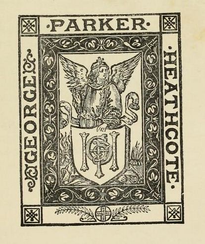 Bookplate of George Parker Heathcote c1880
