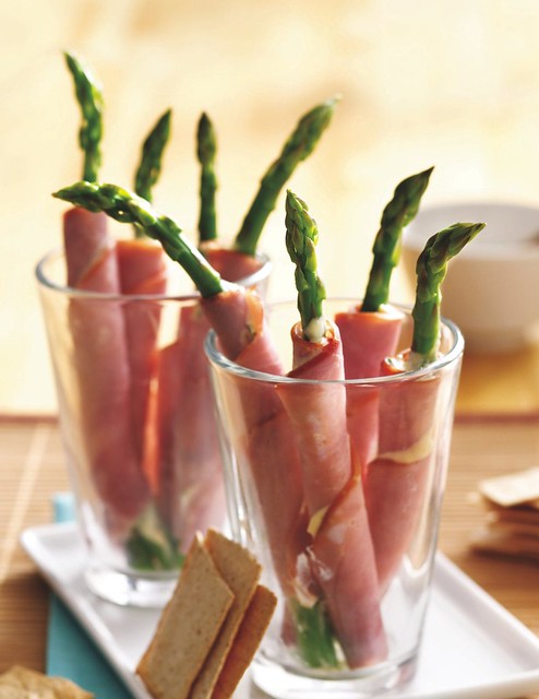 Ham and Asparagus Rolls Recipe