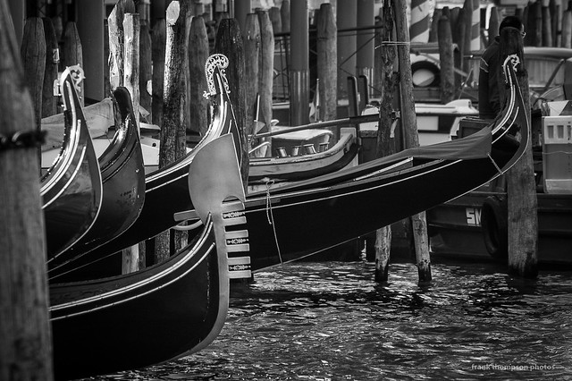 Iconic Venetian View - gondolas