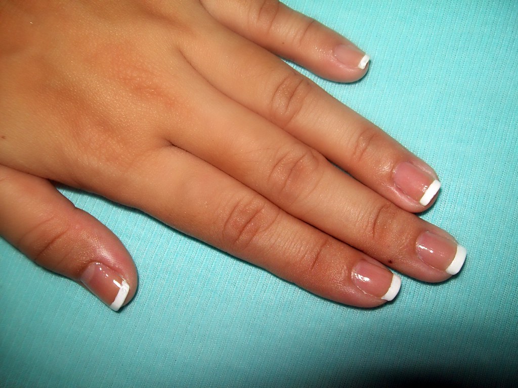 French tip made easy with Sally Hansen French Manicure Pen… | Flickr