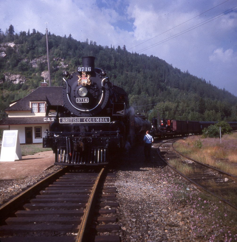 CPR 3716 Steam Locomotive | British Columbia Museum train st… | Flickr