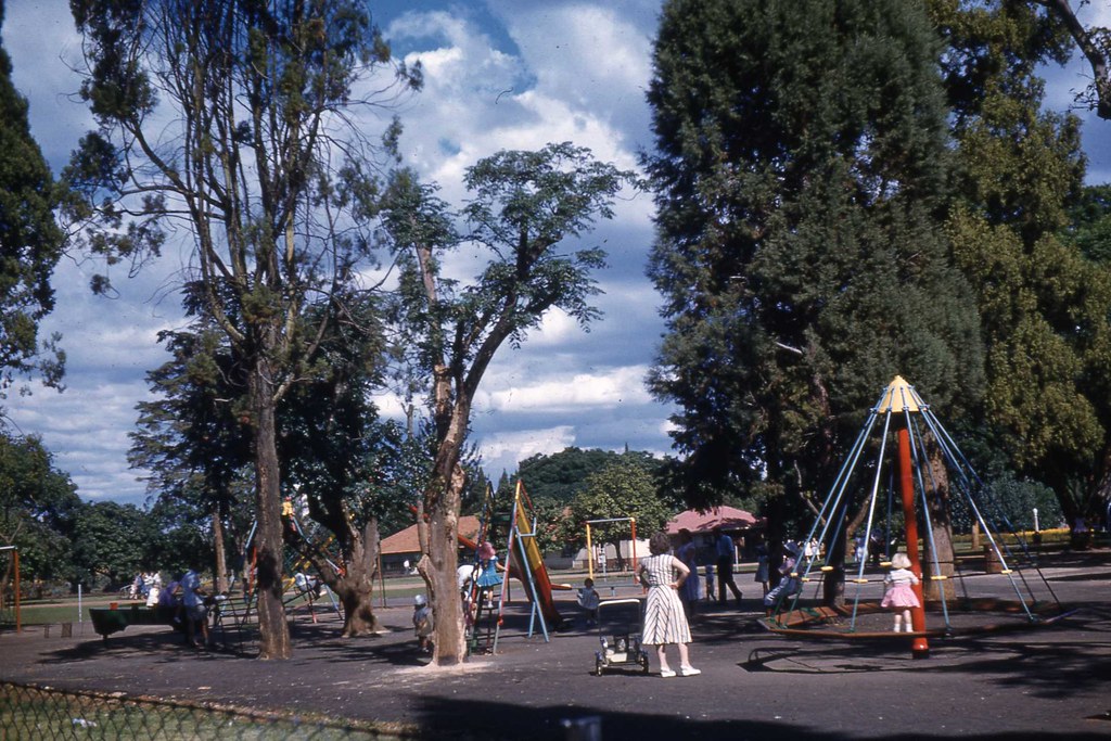 Rhodesia - Salisbury Park (now Zimbabwe, Harare), children…