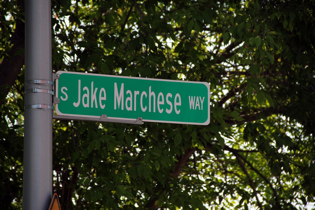 S Jake Marchese Way sign